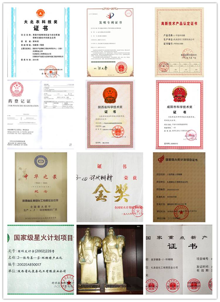 咸陽西秦生物科技有限公司榮譽1